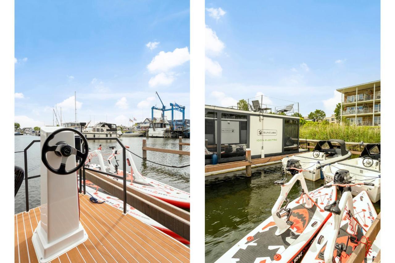 Cosy Tiny Houseboats Near Beach And Restaurants By Weltevreden Experience Zeewolde Luaran gambar